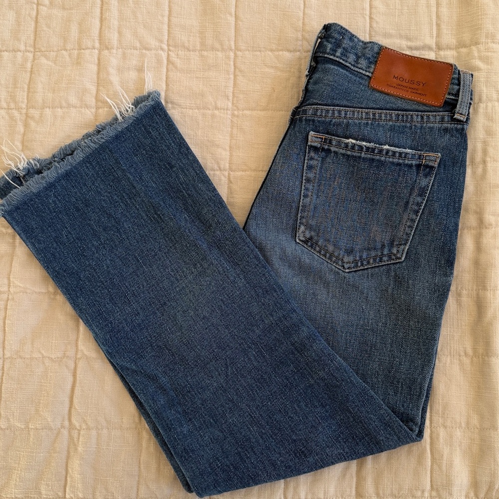 Moussy Ely Cropped Mini Flare Leg